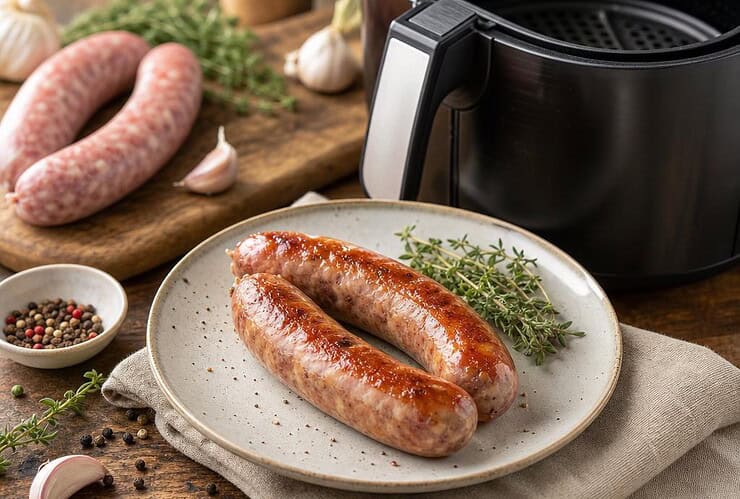saucisses de toulouse air fryer