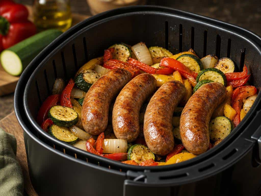 saucisse de toulouse air fryer temps