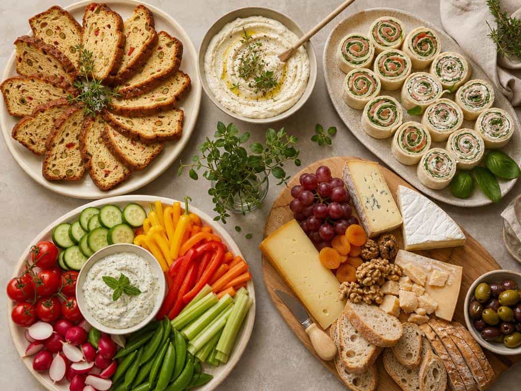 apéritif dinatoire a preparer a l'avance facile pas cher