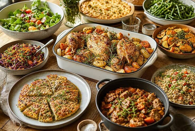plat familial pour 10 personnes