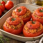 tomates farcies riz au four