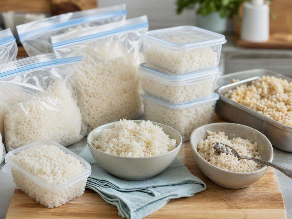 peut on congeler du riz