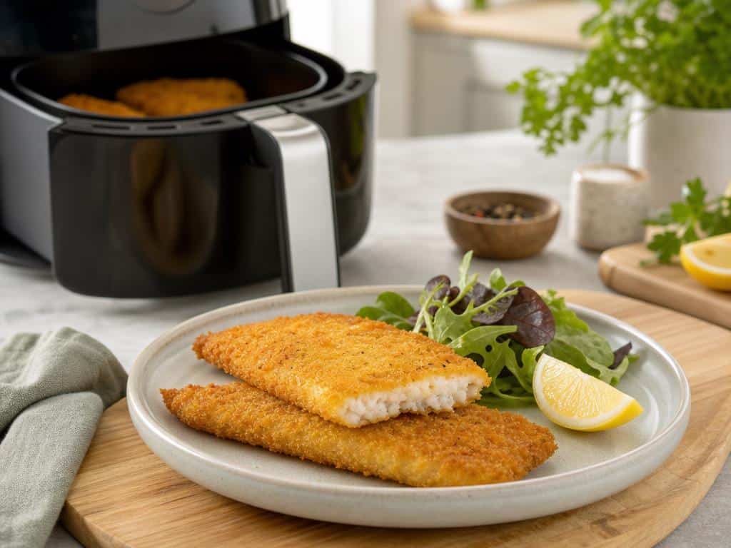 poisson pané surgelé airfryer temps de cuisson