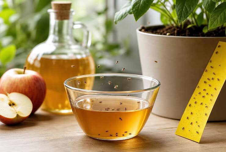 vinaigre de cidre moucheron