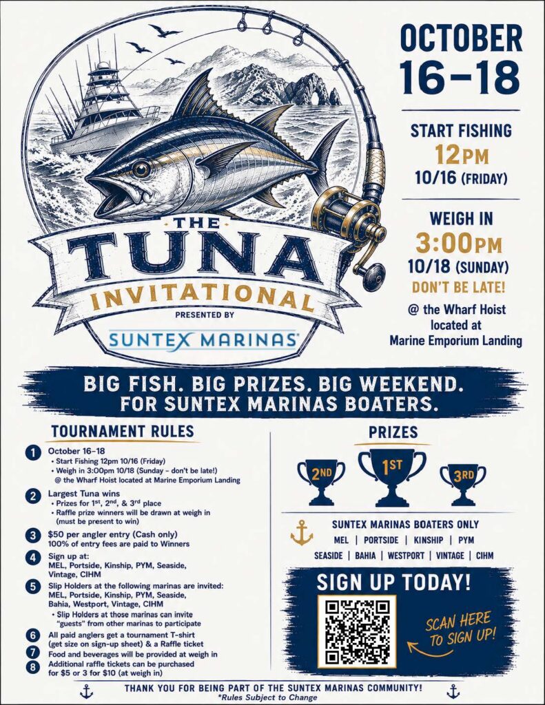 2026 Tuna Invitational Presented by Suntex Marinas - Channel Islands Harbor