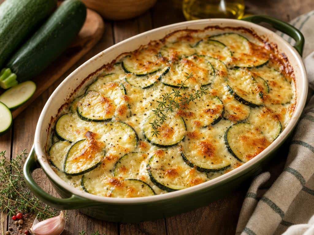 peut on faire un gratin de courgette sans oeufs