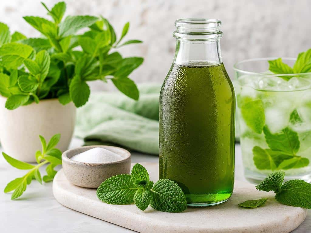 recette sirop de menthe sans sucre