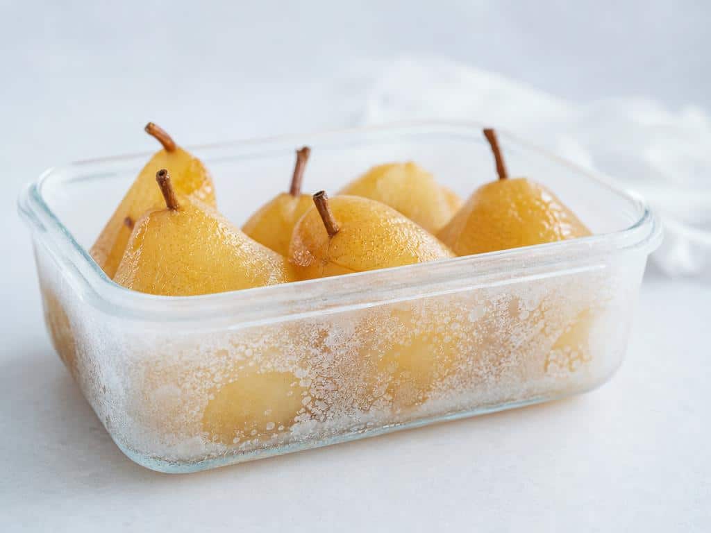 que faire avec des poires congelées