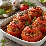 tomates farcies riz au four