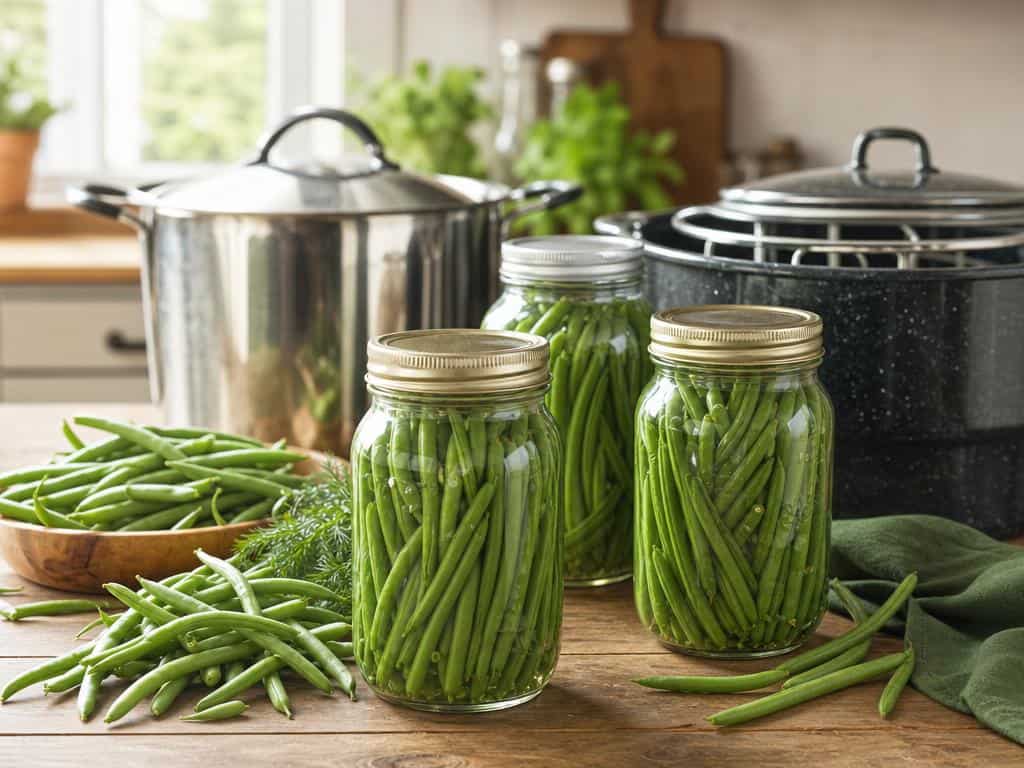 comment stériliser les haricots verts