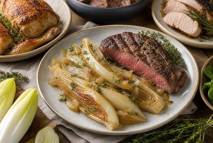 quelle viande pour accompagner des endives braisées