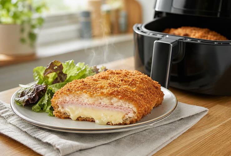 réchauffer cordon bleu au air fryer