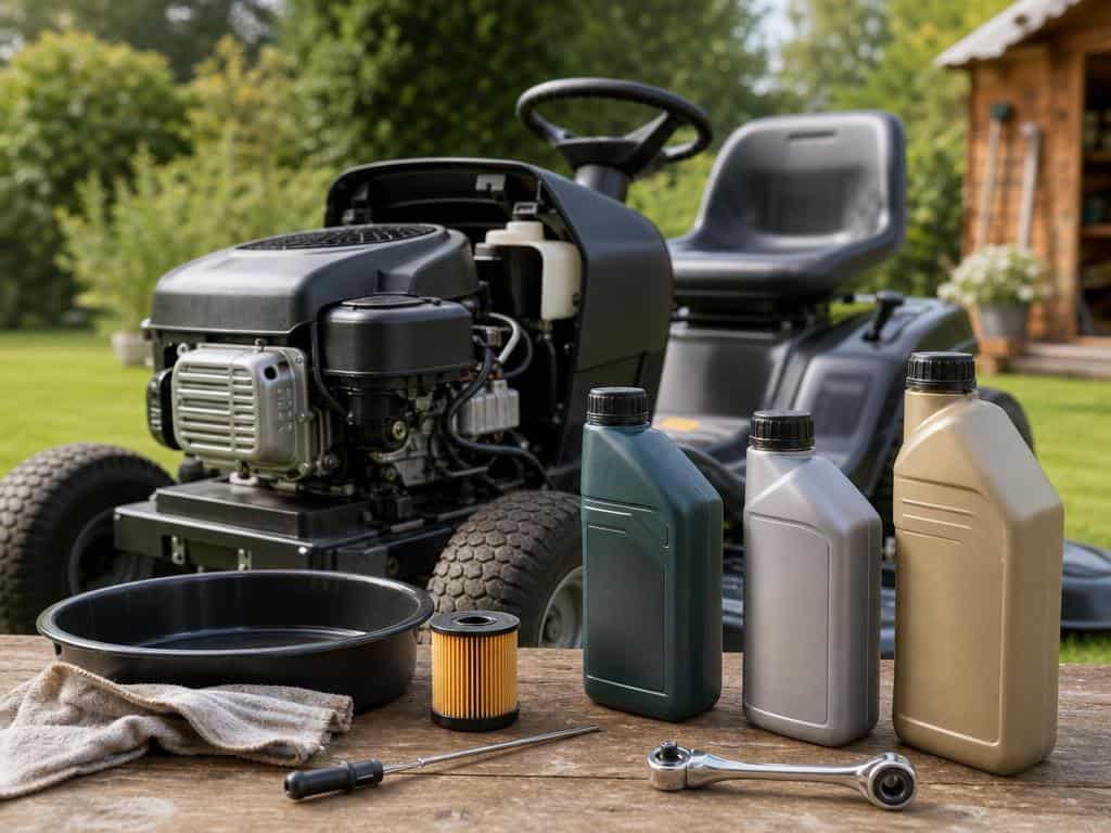 quelle huile pour tracteur tondeuse briggs et stratton