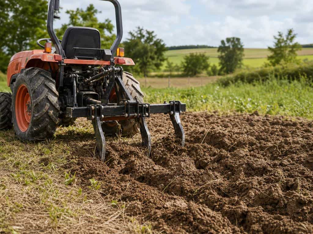 sous soleuse micro tracteur
