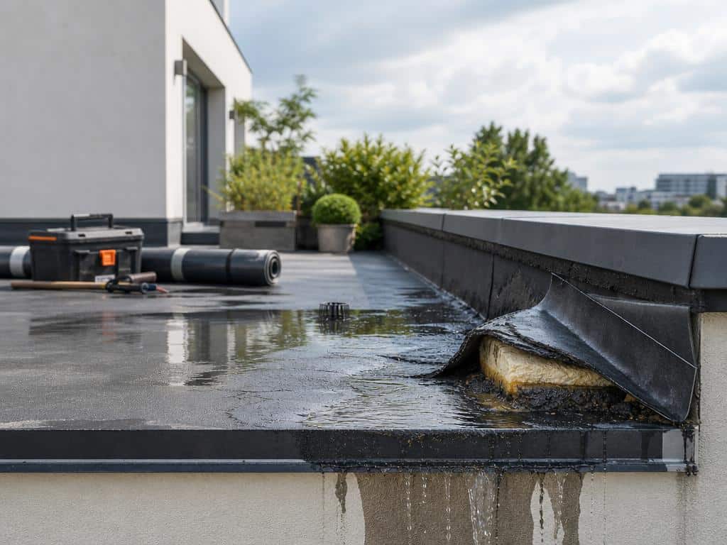 fuite sur toit terrasse