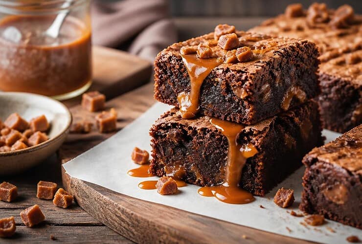 brownies caramel et daim fid