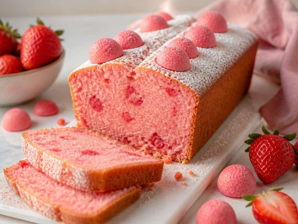cake aux fraises tagada