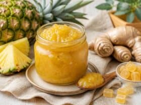 confiture express ananas gingembre confit en 5 min sans cuisson