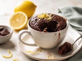 gateau au chocolat et au citron au micro ondes