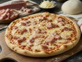 pizza express lardons mozzarella
