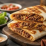 tacos samoussas a la viande hachee
