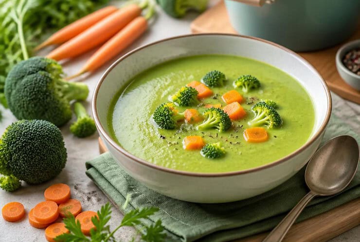 soupe brocolis carotte