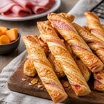 sticks jambon mimolette par fastoche