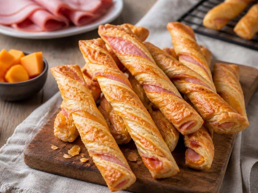 sticks jambon mimolette par fastoche