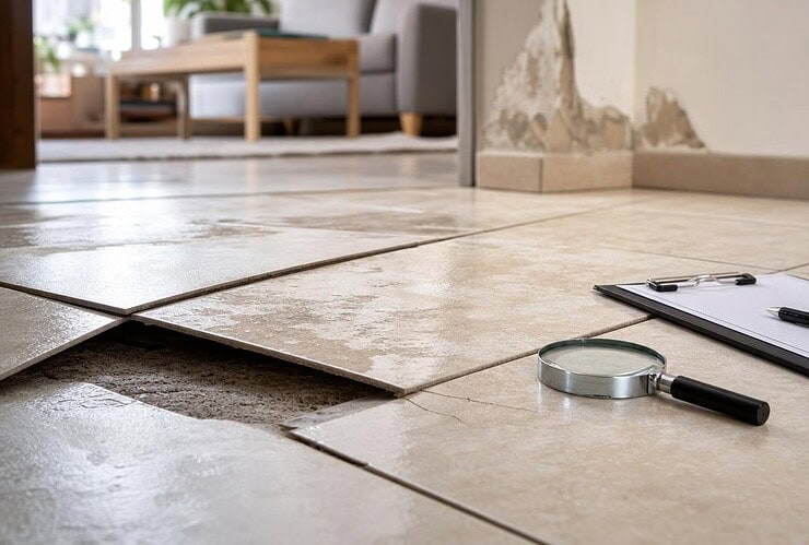 carrelage qui se soulève et assurance