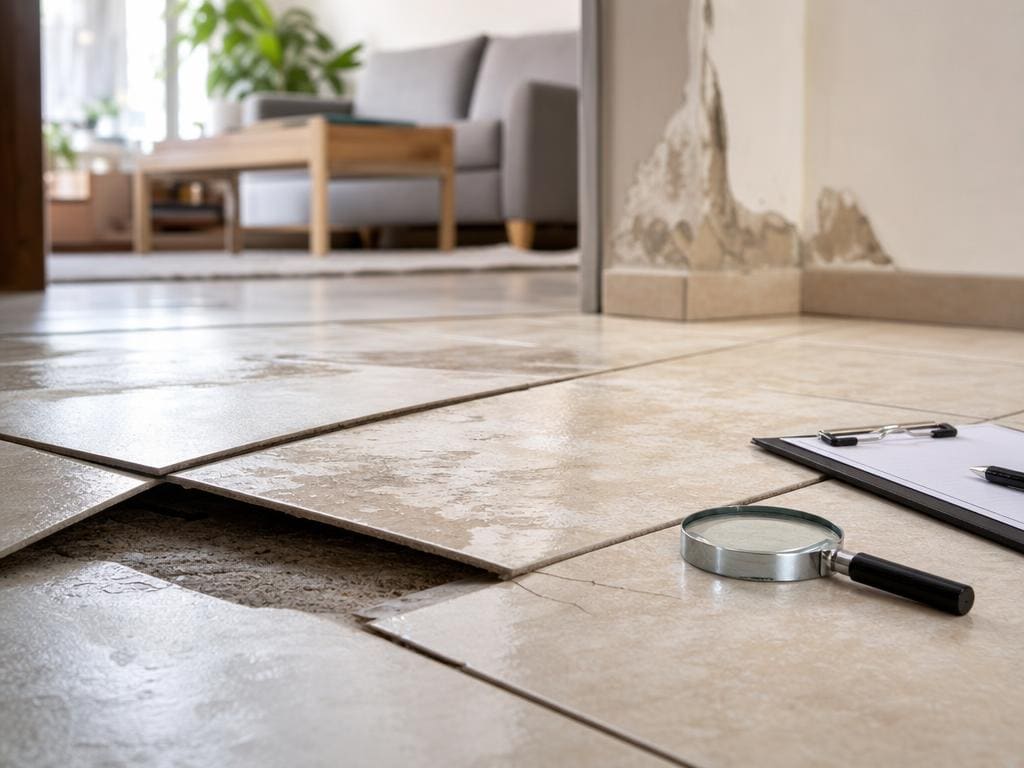 carrelage qui se soulève et assurance