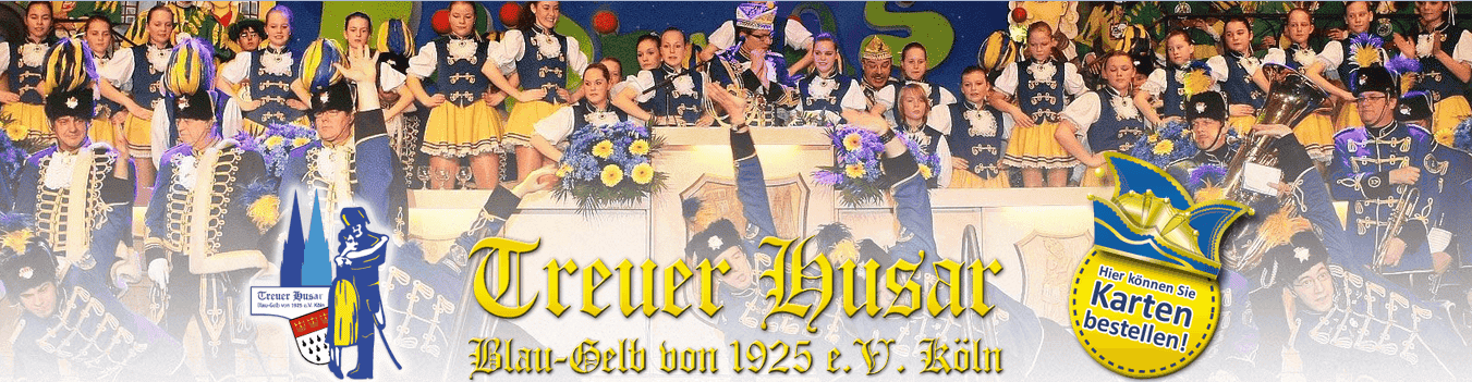 Treuer Husar Blau-Gelb