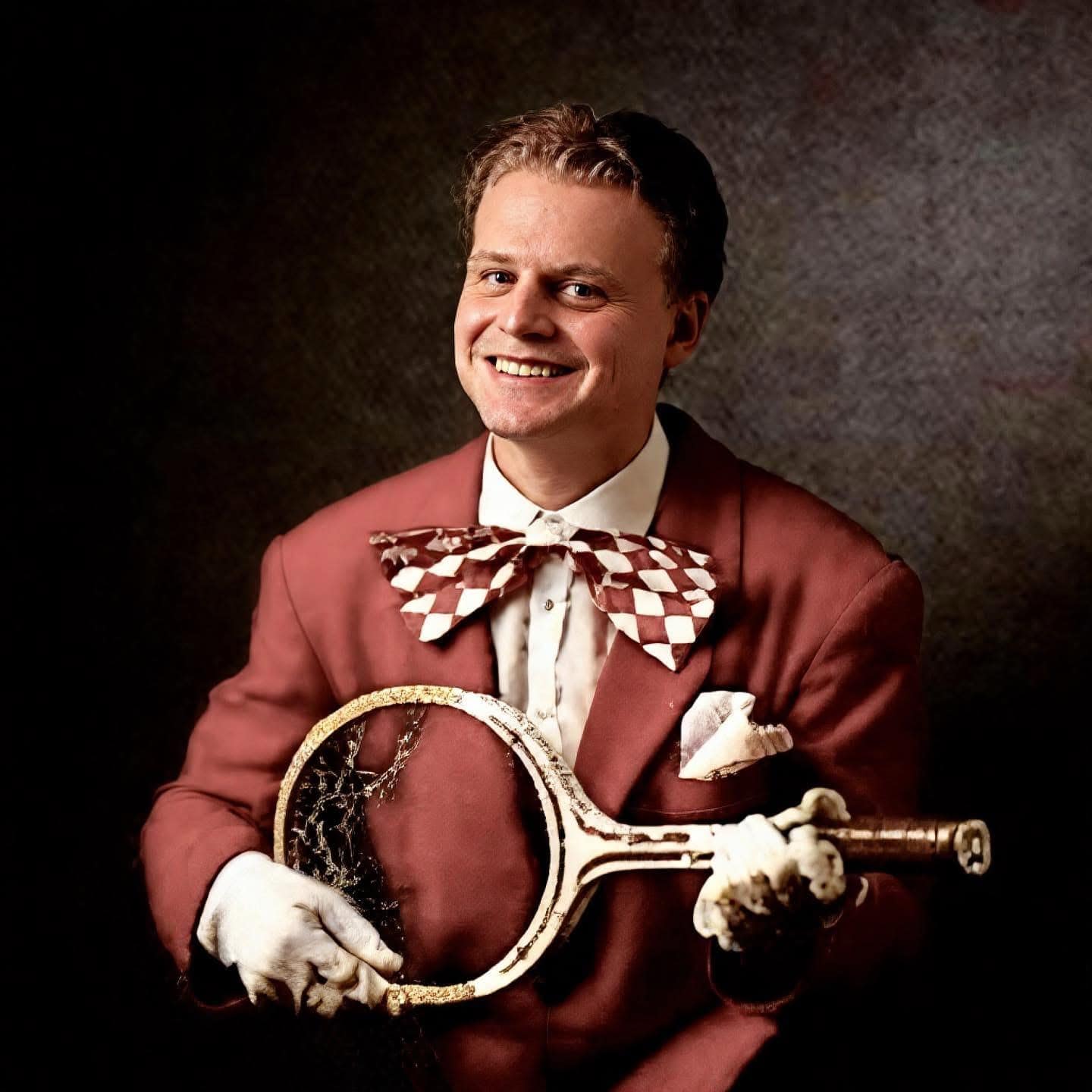 Guido Cantz mit Karnevals-Accessoires