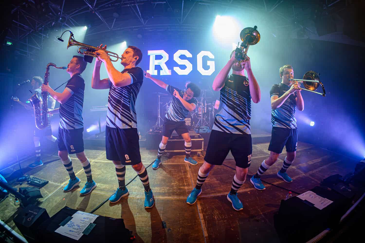 Ein Foto der Brass-Band Rhythmussportgruppe