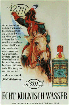 Werbung für 4711