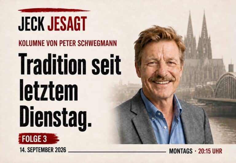 Kolumne von Peter Schwegmann Teil 3 vom 14.09.2026