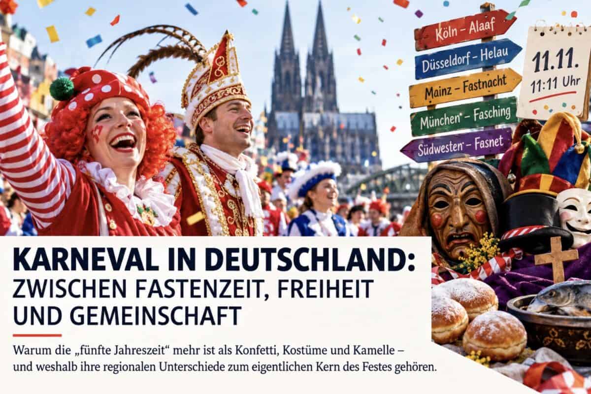 Karneval in Deutschland: Zwischen Fastenzeit, Freiheit und Gemeinschaft