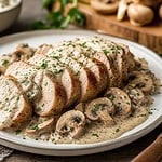 filet mignon au boursin et champignons