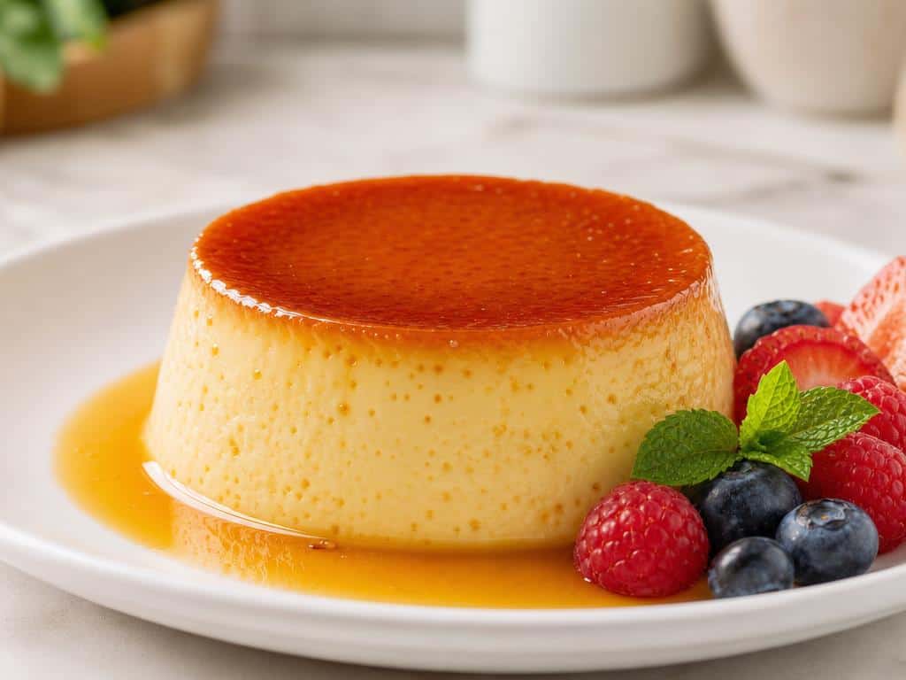 Est-ce que le flan est bon pour un diabétique ? Quel est le taux de sucre dans un flan ? Flan au œufs sans sucre