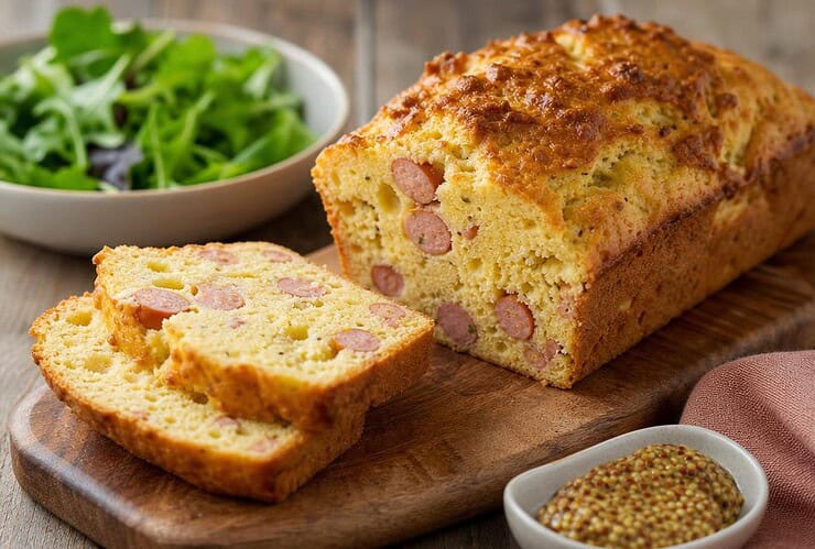 cake knacki moutarde