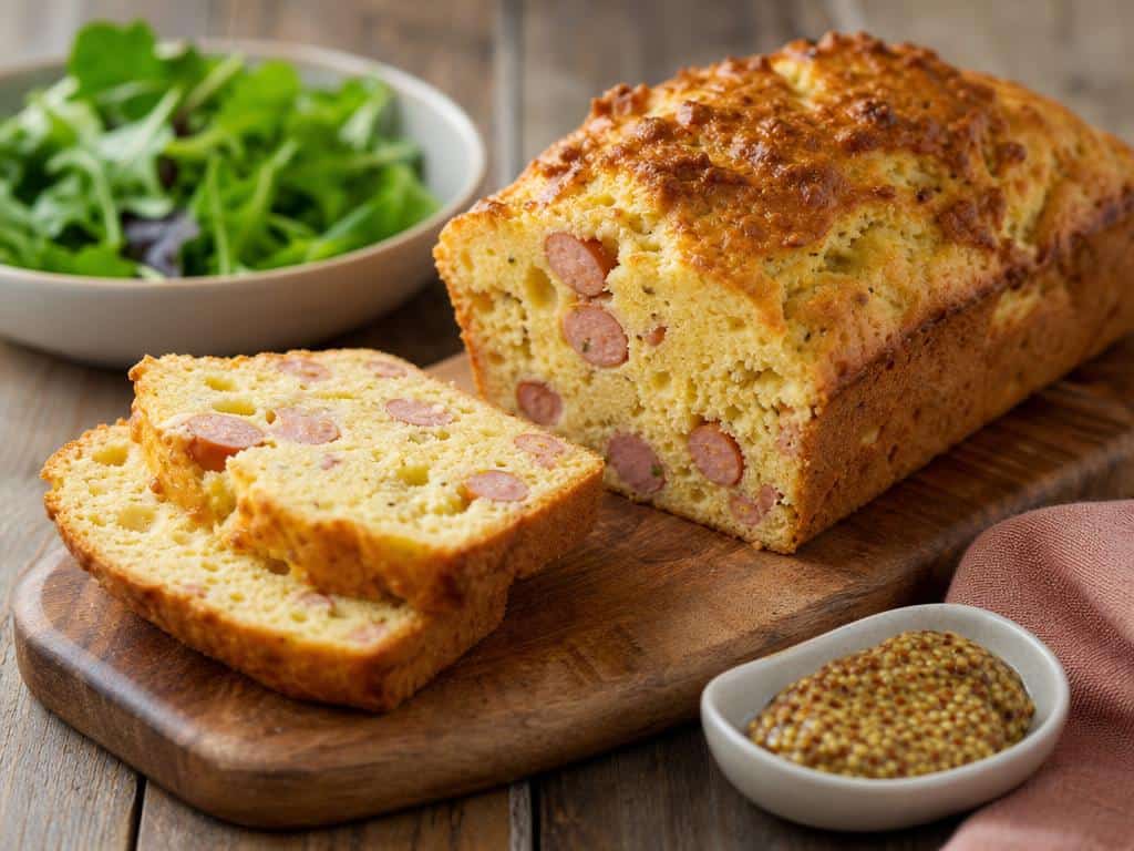 cake knacki moutarde