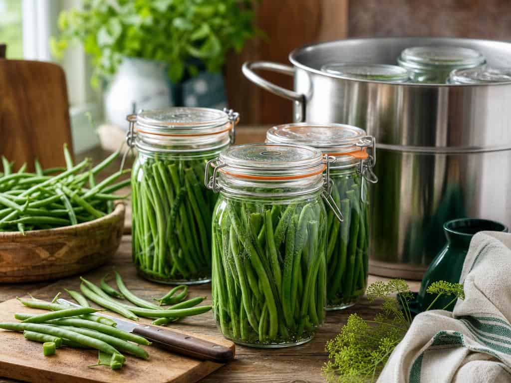 comment stériliser les haricots verts