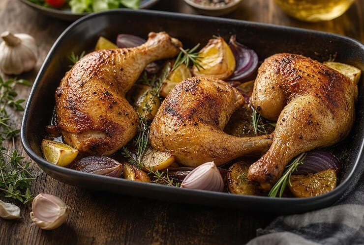 cuisse de poulet au four