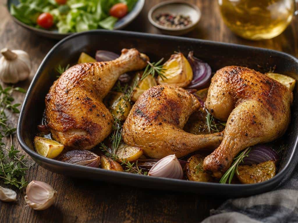 cuisse de poulet au four