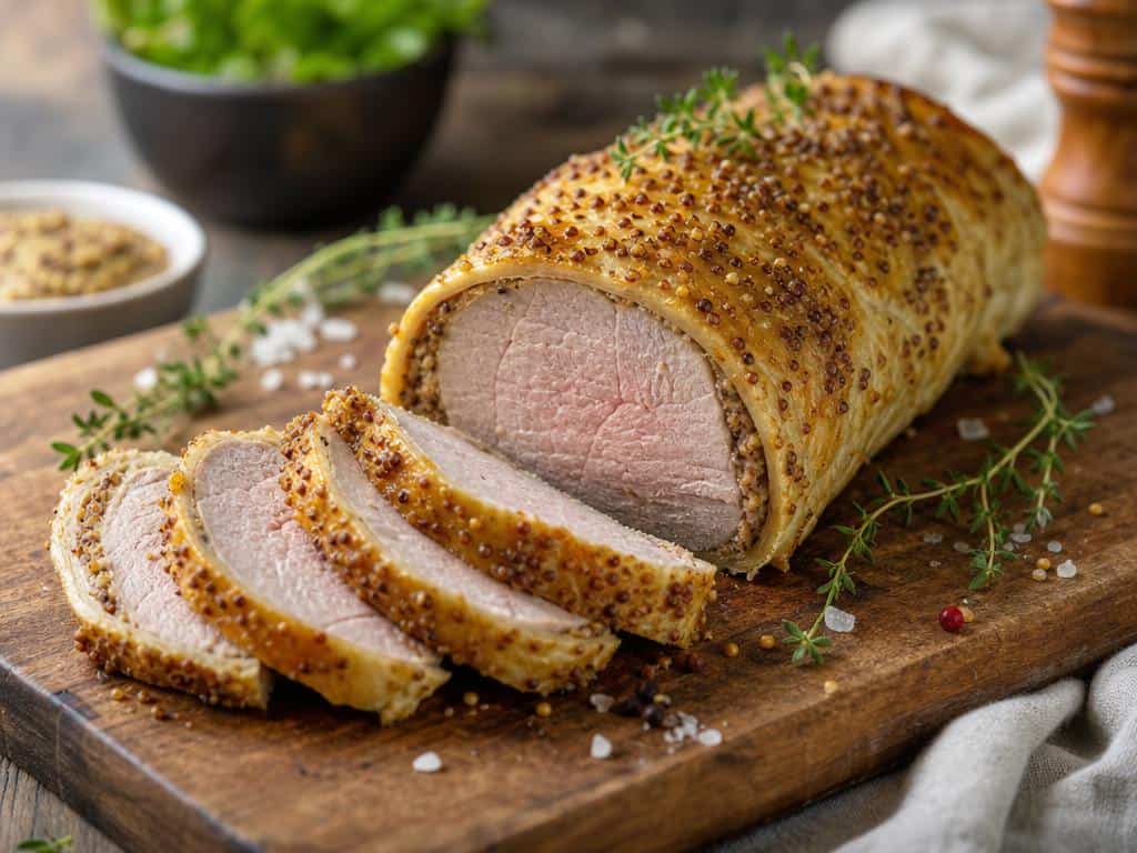 recette filet mignon en croûte moutarde
