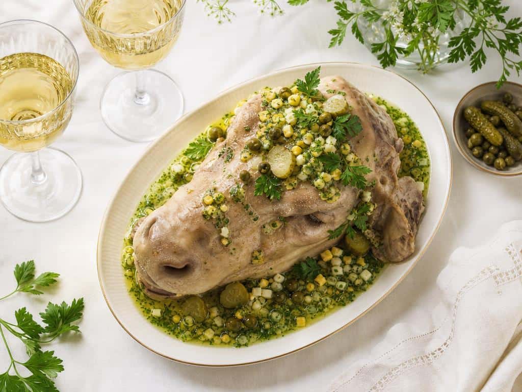 recette sauce gribiche pour tête de veau
