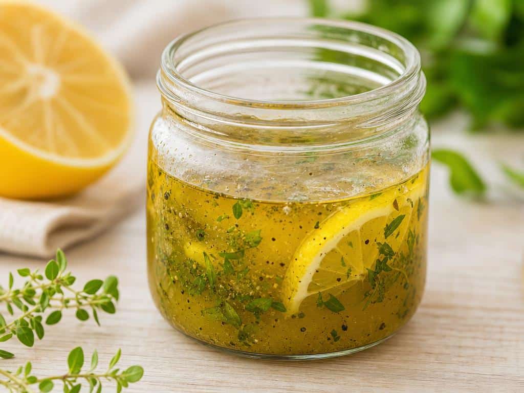 vinaigrette au miel moutarde citron