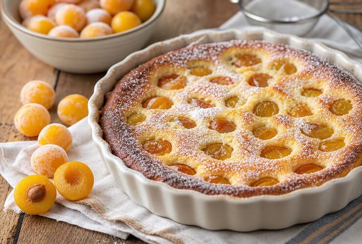 clafoutis aux mirabelles congelées