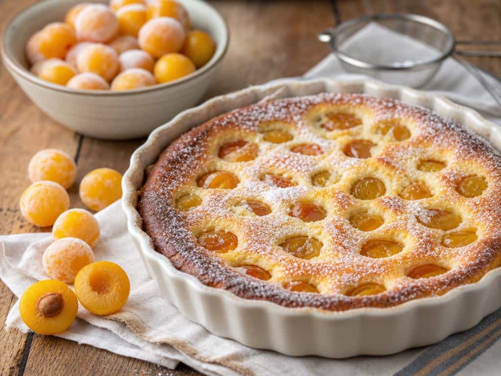 clafoutis aux mirabelles congelées