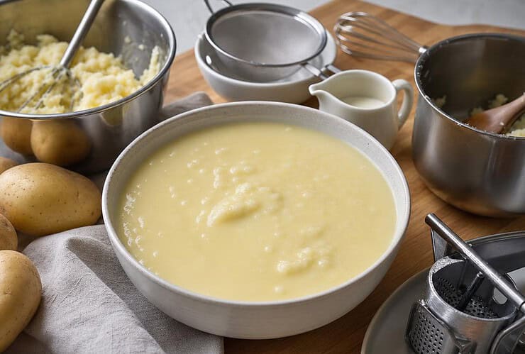 comment épaissir une purée trop liquide