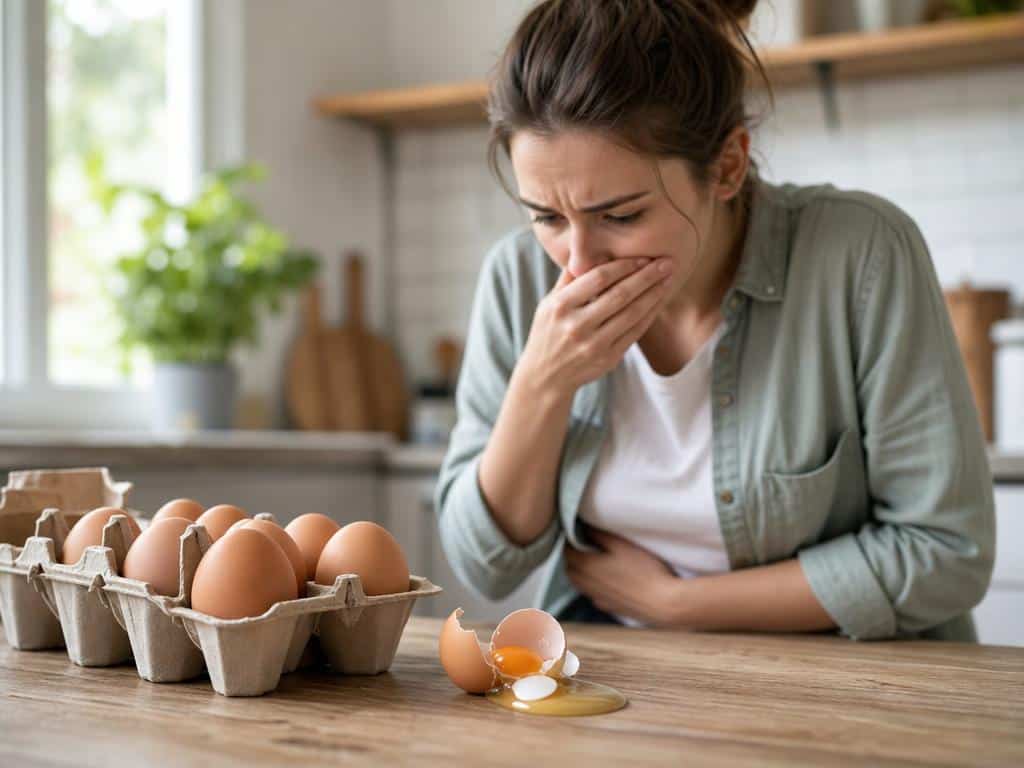 j'ai manger un oeuf perime que faire
